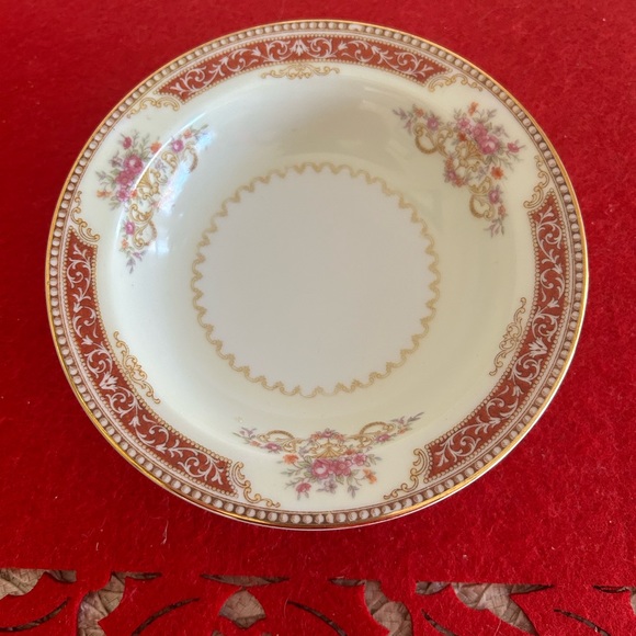 Noritake Mystery #36 pattern Berry Bowls - set of 2, Dessert, Fruit bowl, floral - Picture 7 of 13